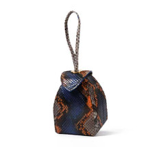 Pyramid Micro Python Bags - Beige Orange Black Navy