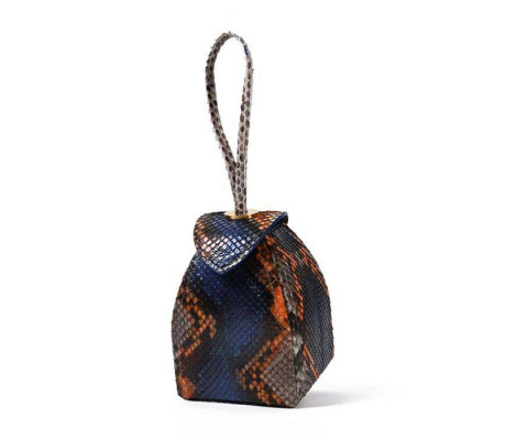 Pyramid Micro Python Bags - Beige Orange Black Navy