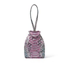 Pyramid Micro Python Bags - Turquoise White Black Pink