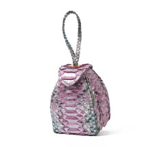 Pyramid Micro Python Bags - Turquoise White Black Pink