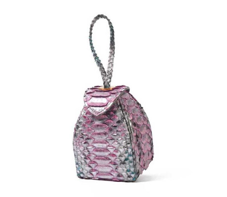 Pyramid Micro Python Bags - Turquoise White Black Pink
