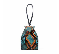 Pyramid Micro Python Bags - Navy Grey Black Brown