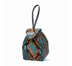 Pyramid Micro Python Bags - Navy Grey Black Brown