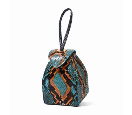 Pyramid Micro Python Bags - Navy Grey Black Brown