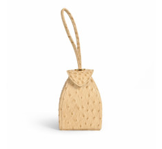 Pyramid Micro Bags - Beige