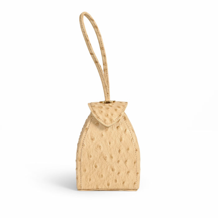 Pyramid Micro Bags - Beige
