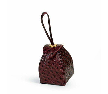 Pyramid Micro Bags - Burgundy