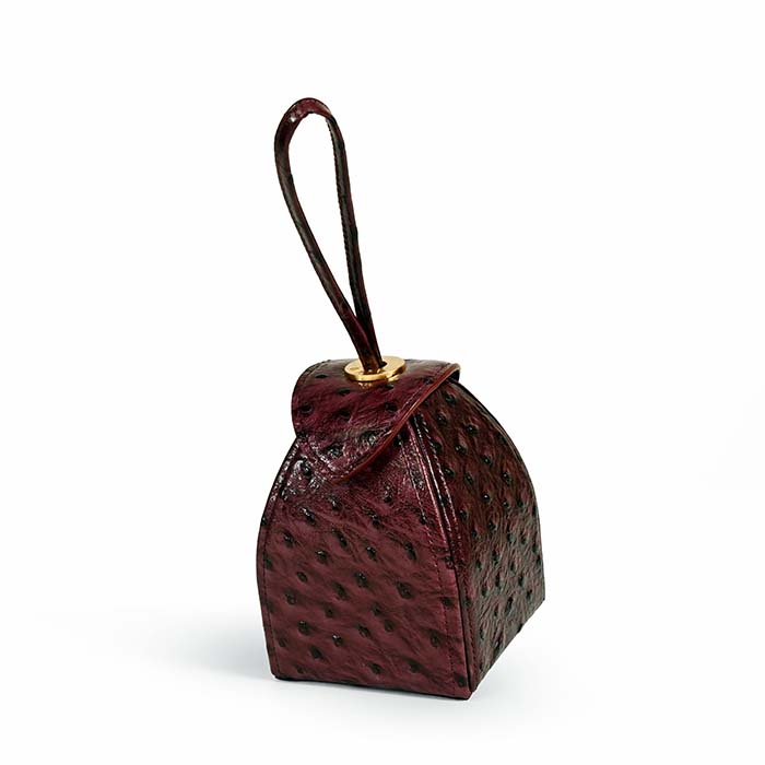 Pyramid Micro Bags - Burgundy