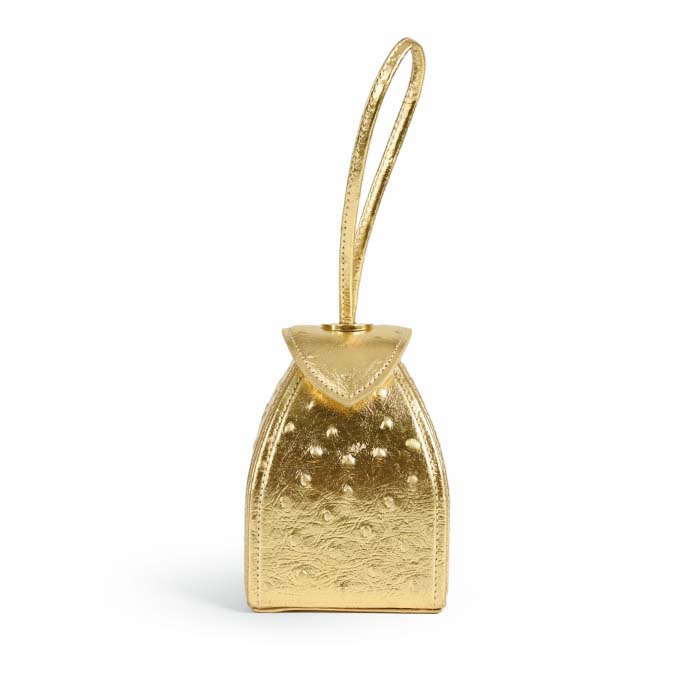 Pyramid Micro Bags - Gold