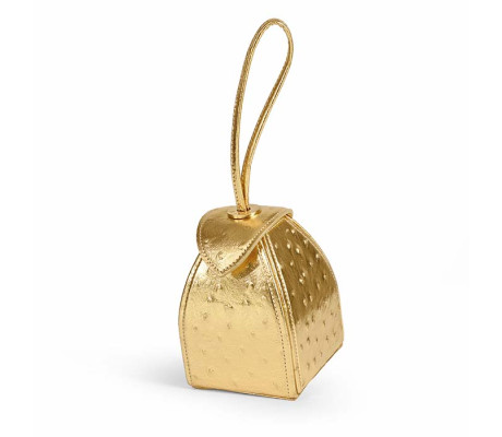 Pyramid Micro Bags - Gold