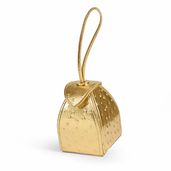 Pyramid Micro Bags - Gold