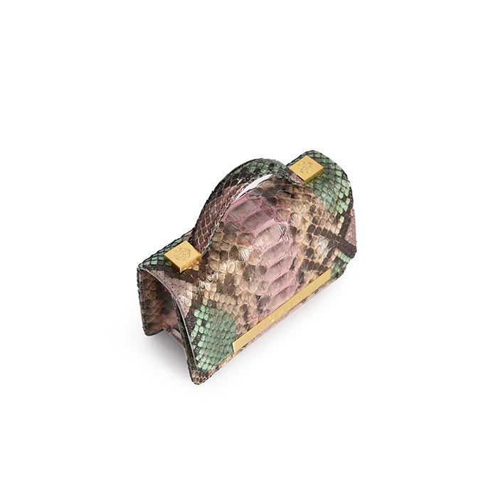 The Roman Micro - Green Light Brown & Pink