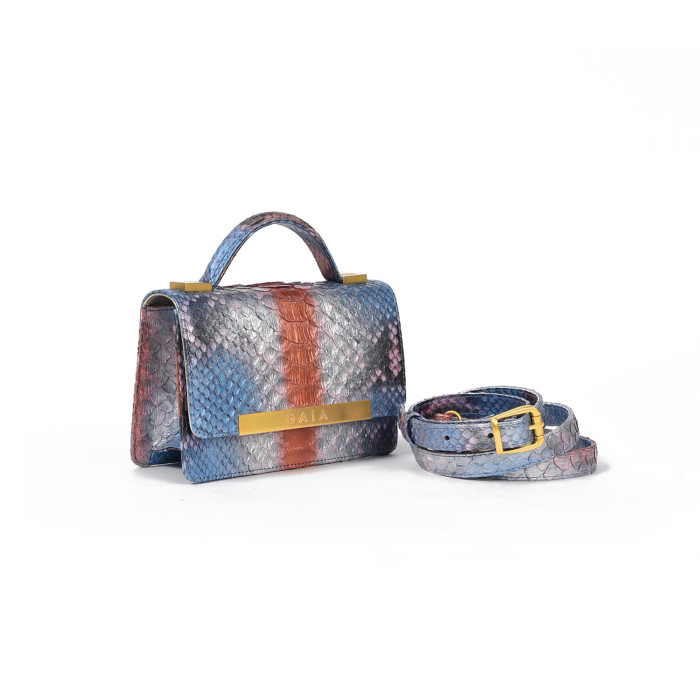 The Roman Micro - Multi Blue / Salmon