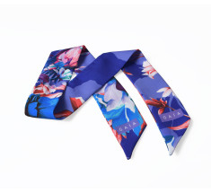 Scarf Floral - Blue