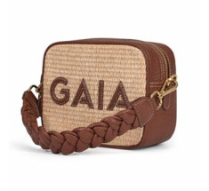 Special Medium Cross Bag – Brown Straw