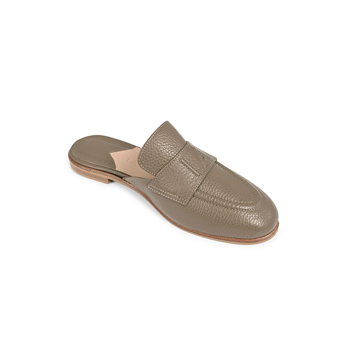 Tassel Mules - Taupe