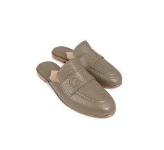 Tassel Mules - Taupe
