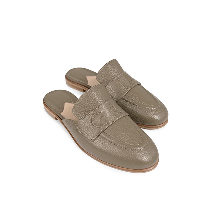 Tassel Mules - Taupe