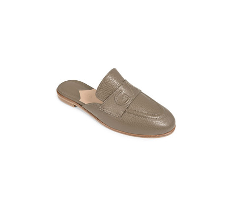 Tassel Mules - Taupe