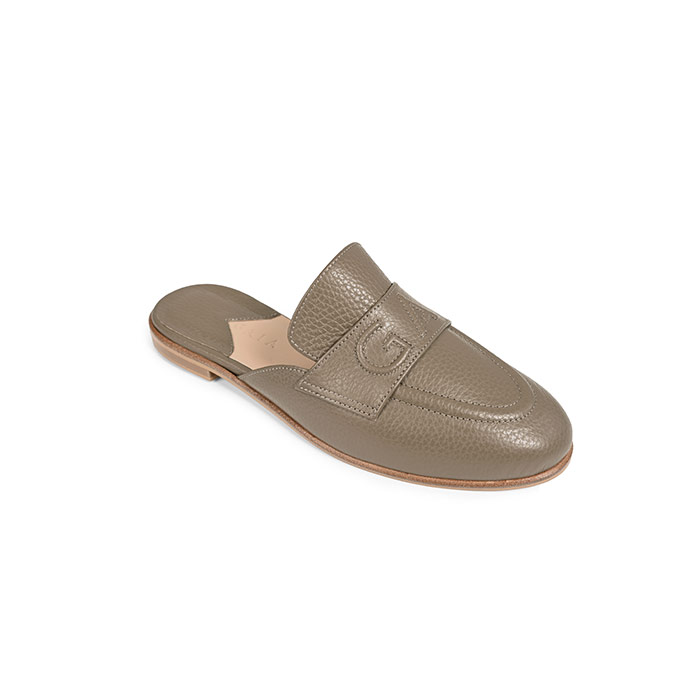Tassel Mules - Taupe