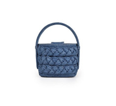 Braided Bucket Micro - Denim
