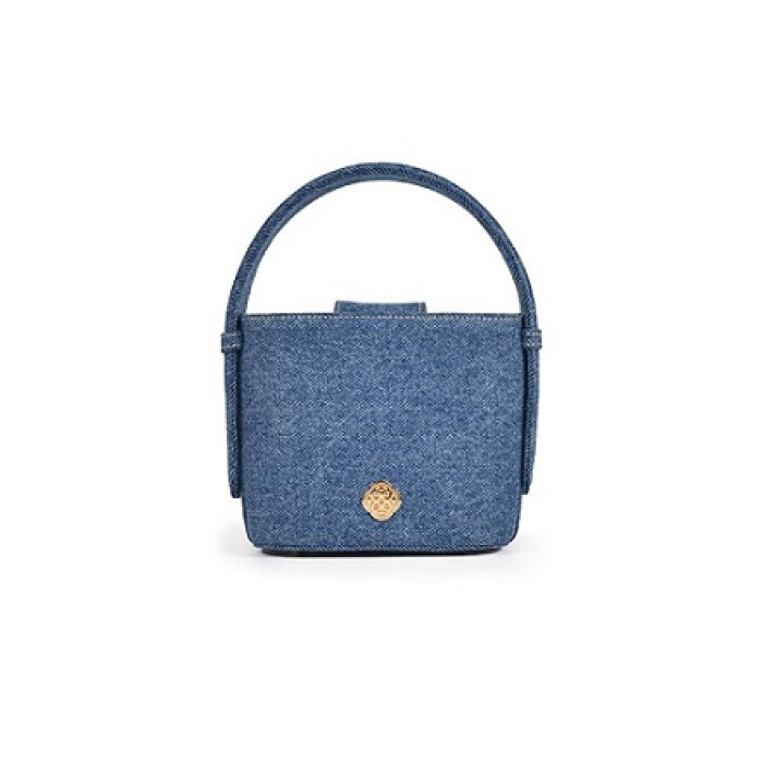 Braided Bucket Micro - Denim