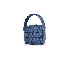 Braided Bucket Micro - Denim