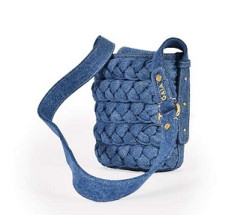 Braided Bucket - Denim