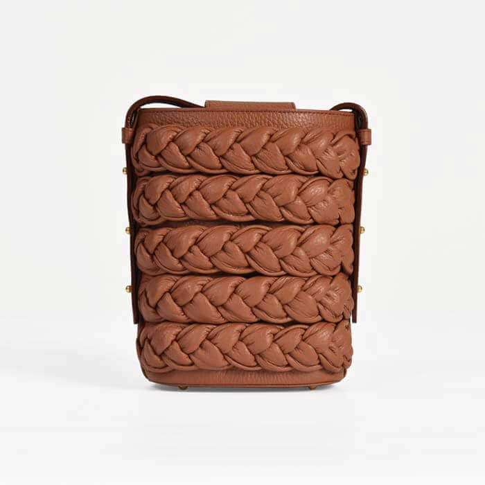 Braided Bucket - Caramel
