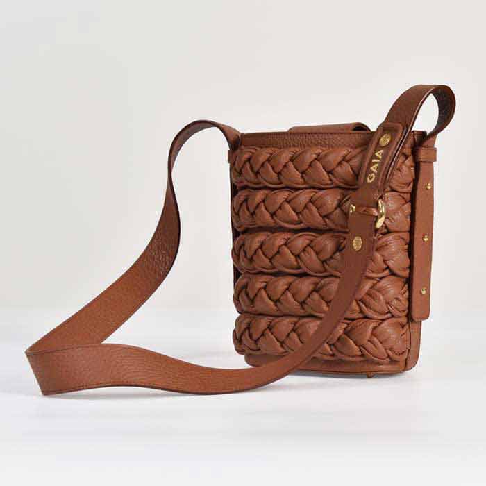 Braided Bucket - Caramel