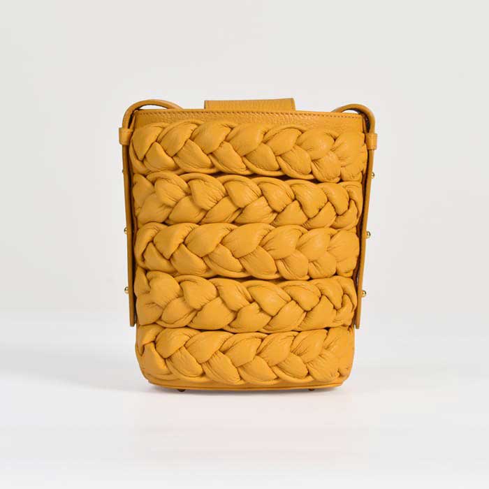 Braided Bucket - Curry