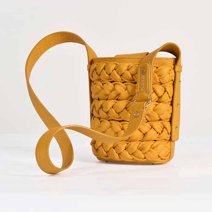 Braided Bucket - Curry