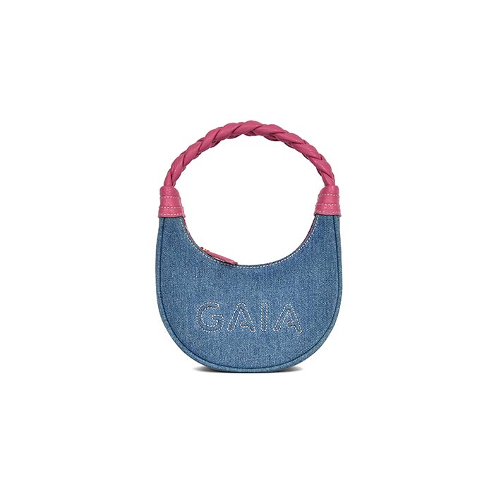 Braided Micro Denim - Pink