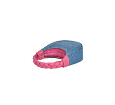 Braided Micro Denim - Pink