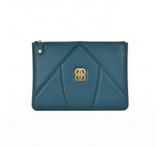 The 8 Collection Envelope Clutch - Navy Octane