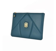 The 8 Collection Envelope Clutch - Navy Octane