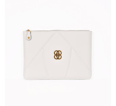 The 8 Collection Envelope Clutch - White