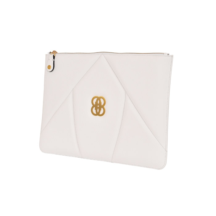 The 8 Collection Envelope Clutch - White