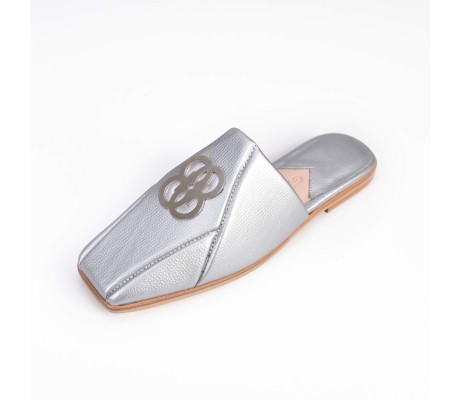 The 8 Collection Mules - Silver