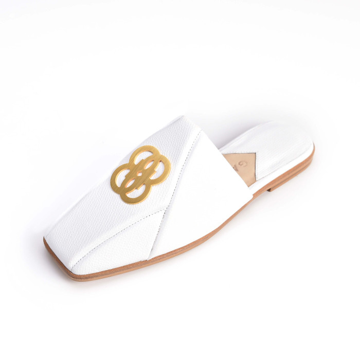 The 8 Collection Mules - White