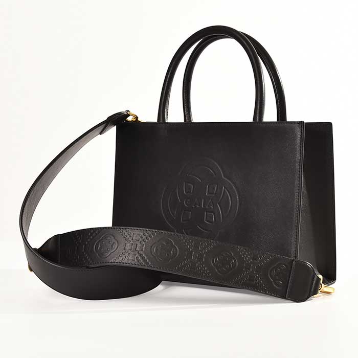 Troy Medium Bags - BLACK