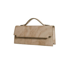 The Venetian Rectangle - Brushed design in light brown