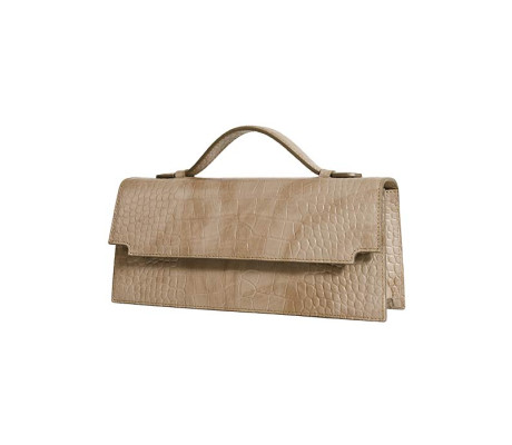 The Venetian Rectangle - Brushed design in light brown