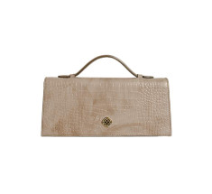 The Venetian Rectangle - Brushed design in light brown