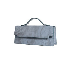 The Venetian Rectangle - Brushed design in pastel blue
