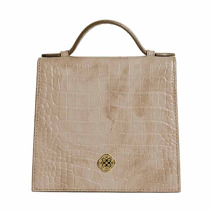 The Venetian Square - Brushed design in light brown