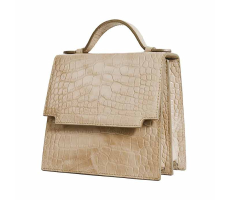 The Venetian Square - Brushed design in light brown