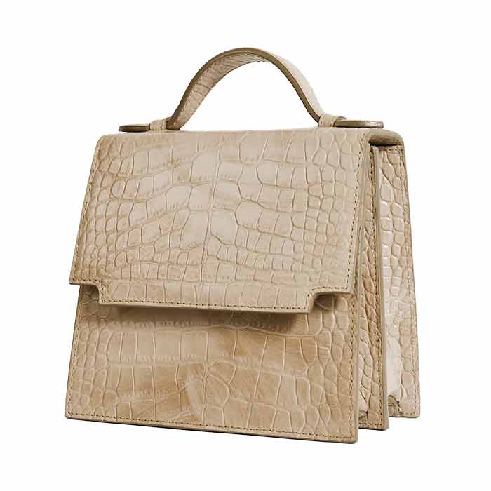 The Venetian Square - Brushed design in light brown