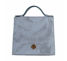 The Venetian Square - Brushed design in pastel blue