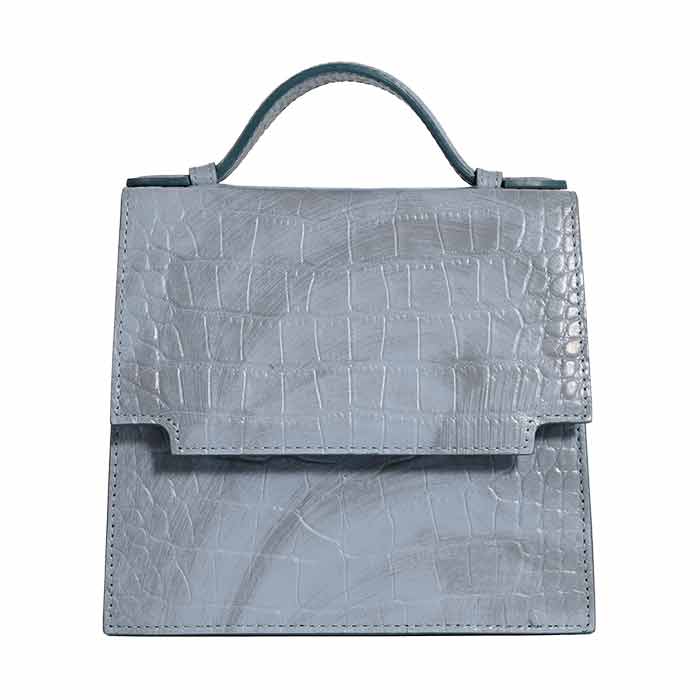 The Venetian Square - Brushed design in pastel blue